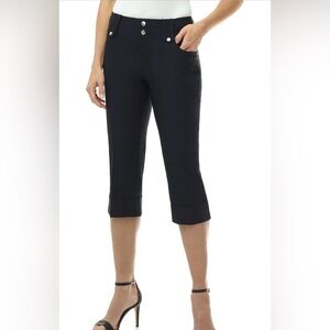 Chic Black Women's Capri Pants
